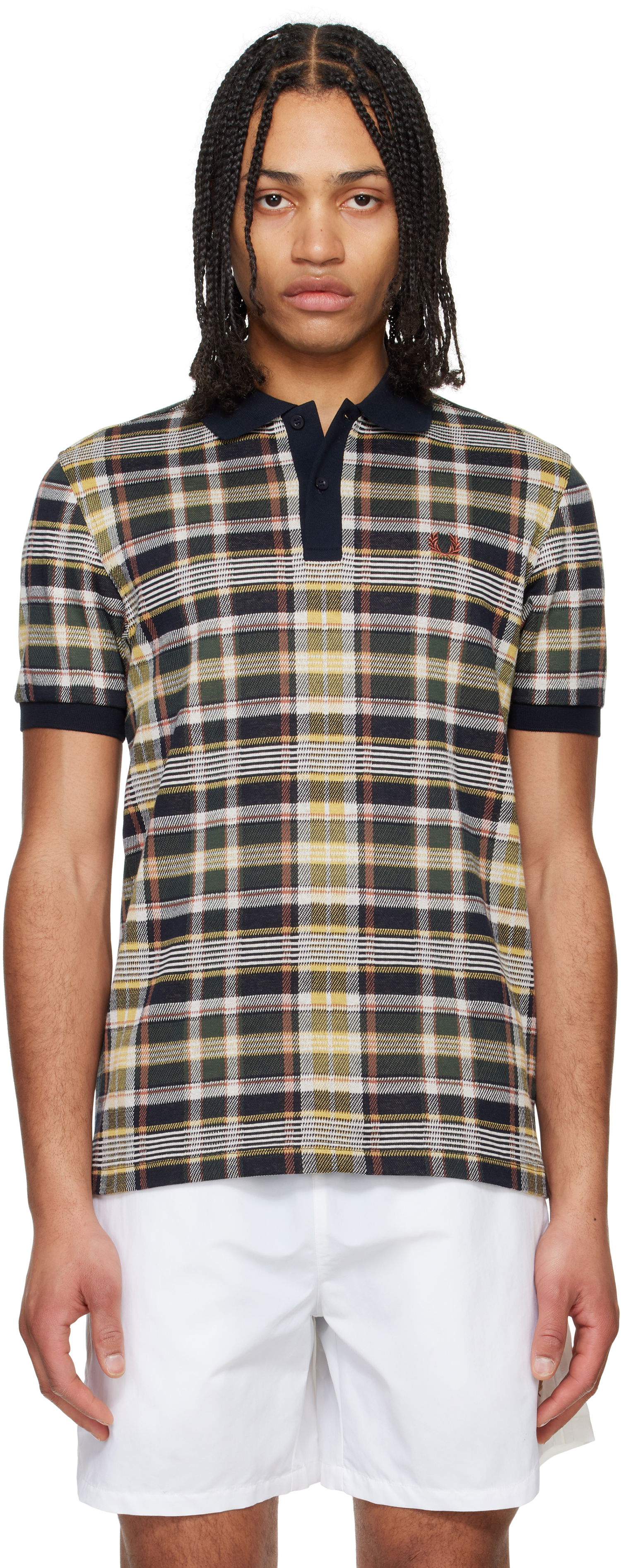 Polo tričko Fred Perry Fred Perry Madras Check Polo Shirt Rôznofarebný | M9865, 0