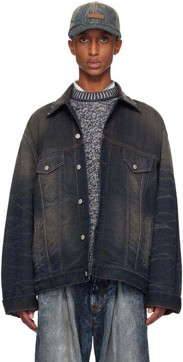 Bunda Acne Studios Acne Studios Oversized Denim Jacket Modrá | C90174-, 0