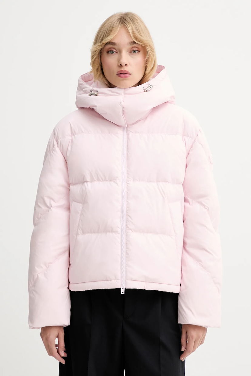 Prešívaná bunda KENZO Kenzo Hooded Puffer Jacket Ružová | FF62OU1449NS