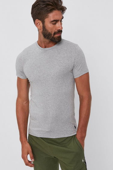 Tričko Polo by Ralph Lauren Crew Base Layer Tee - 2 Pack Šedá | 714835960003, 0