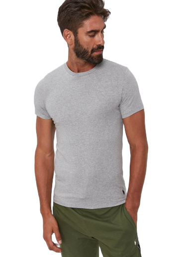 Tričko Polo by Ralph Lauren Crew Base Layer Tee - 2 Pack Šedá | 714835960003