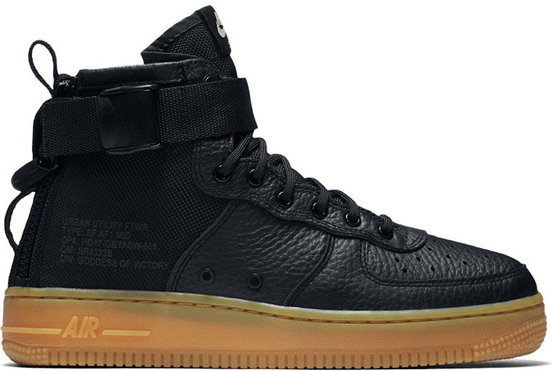 Tenisky a topánky Nike SF Air Force 1 Mid Čierna | AJ0424-001