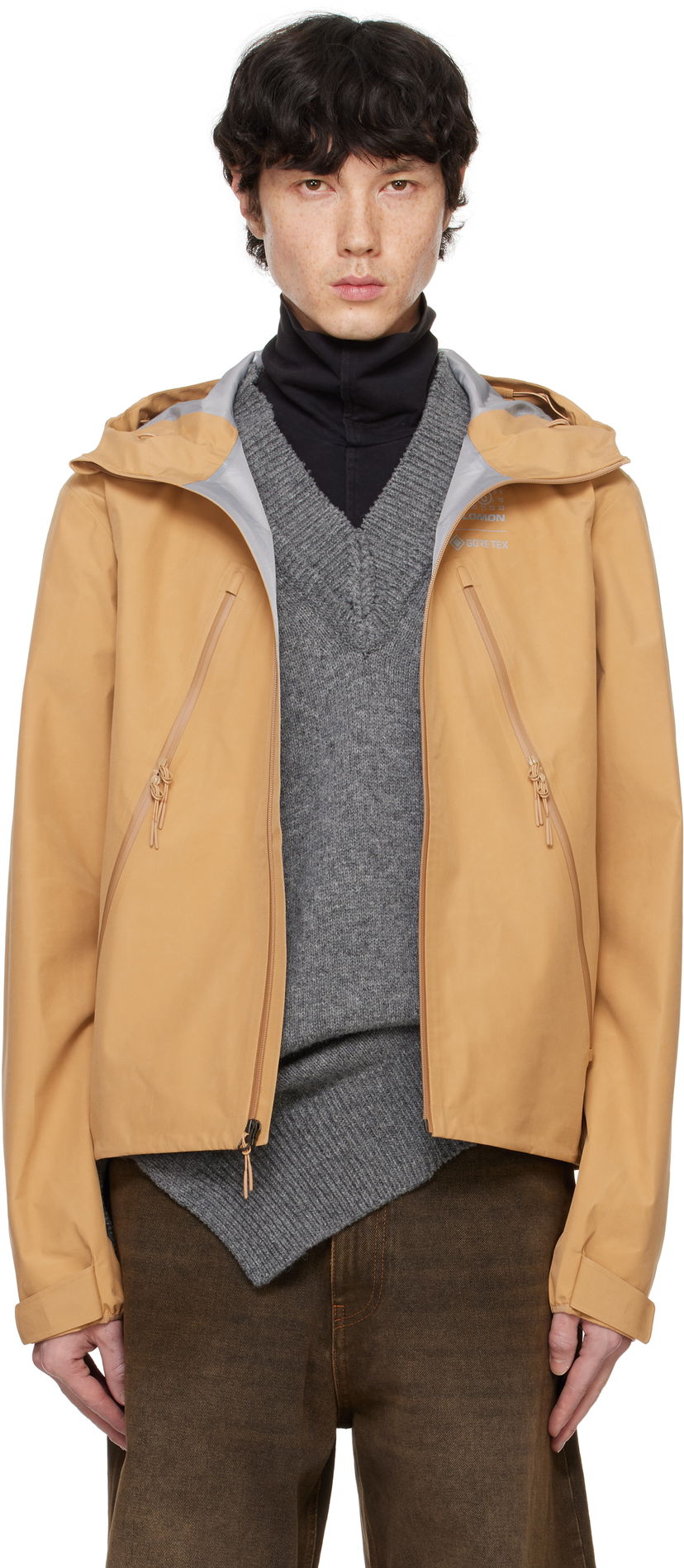 Vetrovka Maison Margiela Windbreaker Jacket Žltá | SH0AM0031 M35200