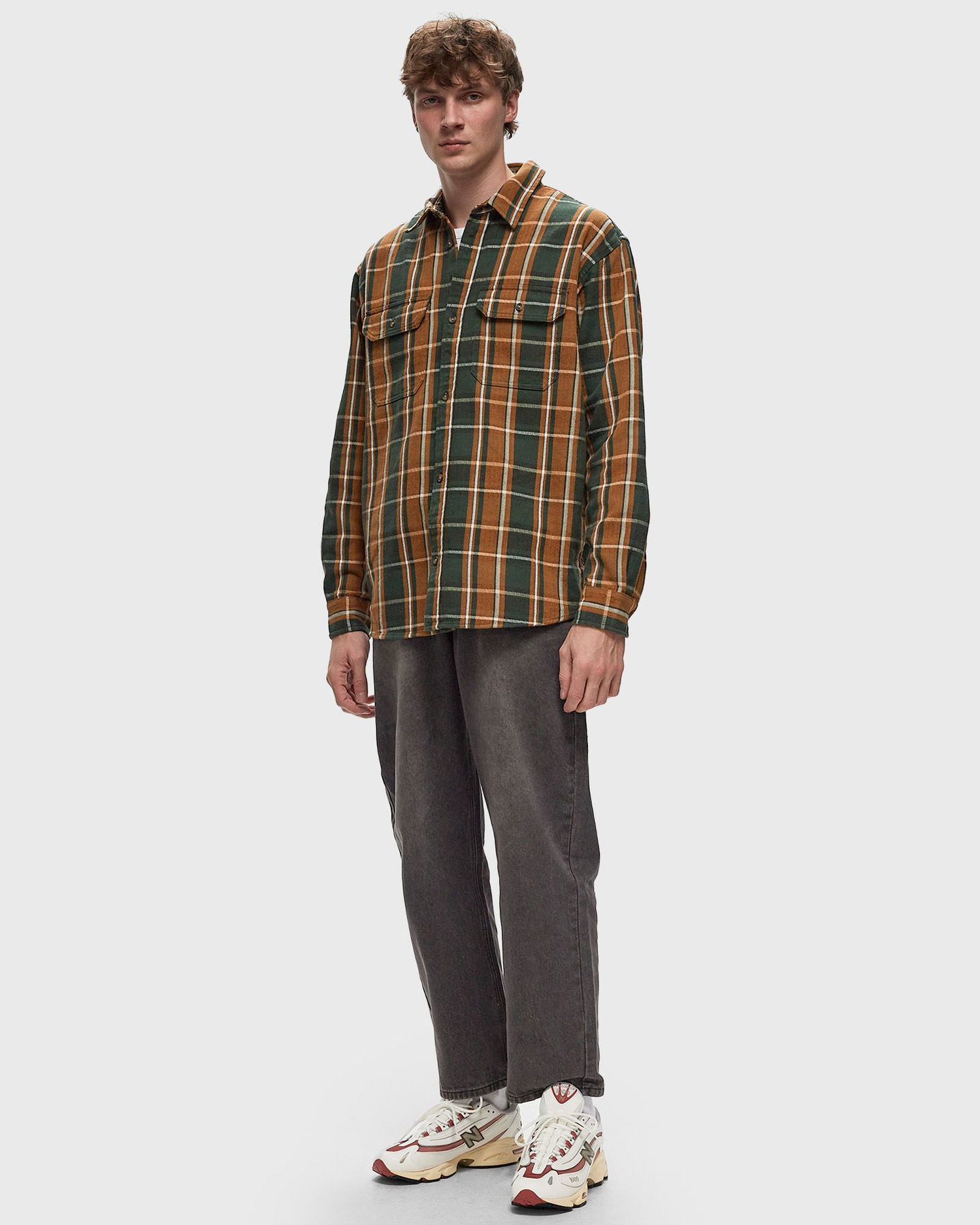 Košeľa Carhartt WIP Hobart Shirt Long Sleeve Zelené | I033820-2GA.XX, 1