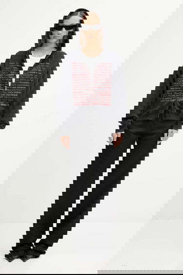 Nohavice VETEMENTS Fitted Tailored High Waist Pants Čierna | WH76TP300SB, 5