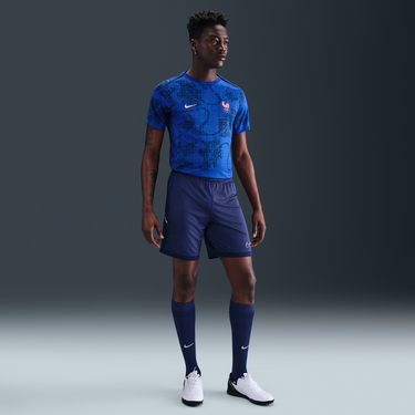 Dres Nike FFF Academy Pro Dri-FIT Pre-Match Short Sleeve Soccer Jersey Modrá | FZ9710-438, 1