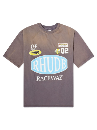 Tričko Rhude Raceway T-Shirt Šedá | RHPF23TT07012675