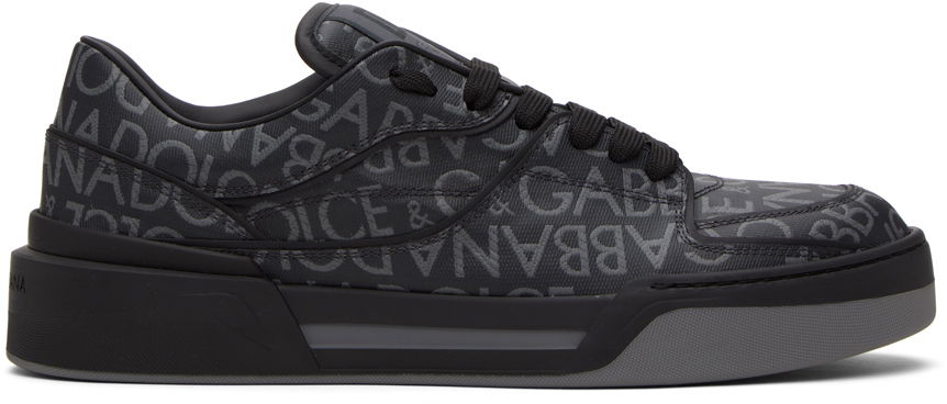 Tenisky a topánky Dolce & Gabbana Black New Roma Sneakers Čierna | CS2036AM924, 0