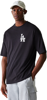 Tričko New Era MLB Food Graphic Oversized Los Angeles Dodgers T-Shirt Čierna | 60684280-1, 0