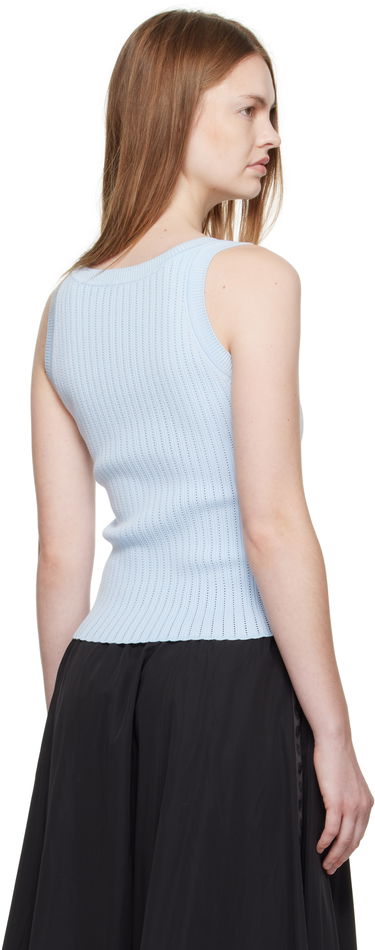 Tielko KENZO Kenzo Paris Textured Tank Top Modrá | FF62TO6143CW, 2
