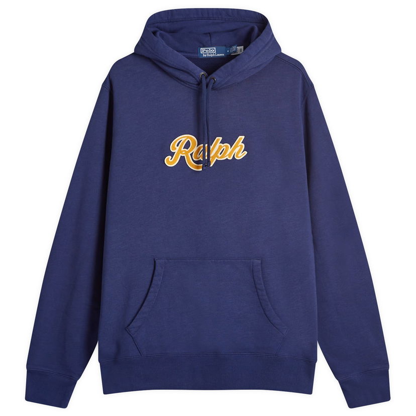 Mikina Polo by Ralph Lauren Hoodie With Logo Print Modrá | 710952102001