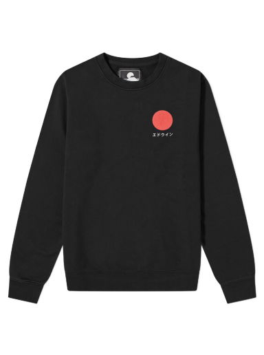 Mikina EDWIN Japanese Sun Crew Sweat Čierna | I028969-8967