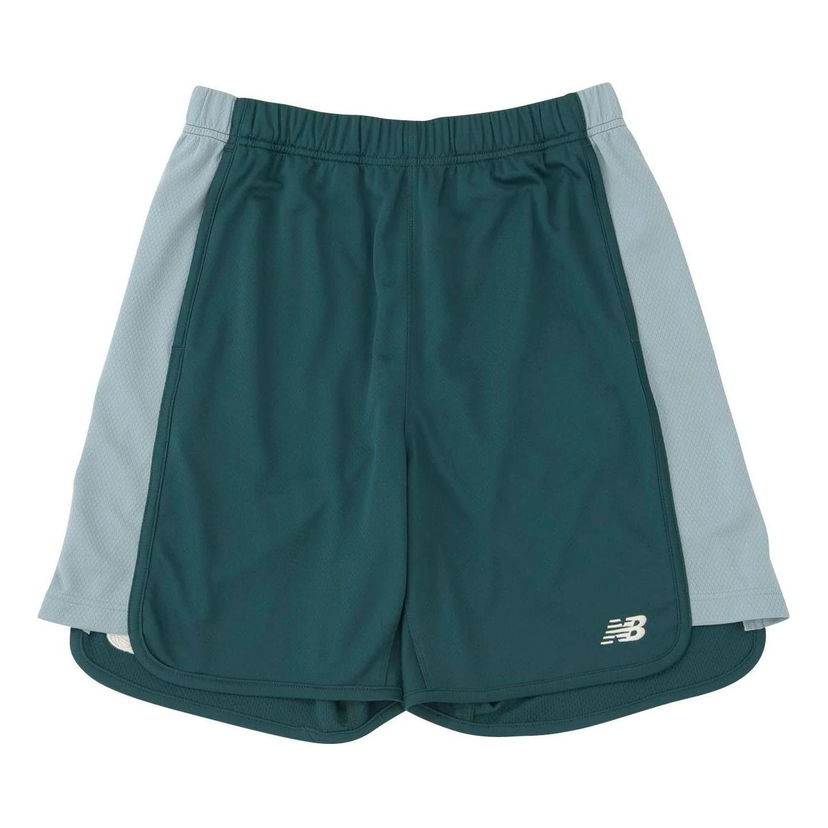 Šortky New Balance Side Panel Shorts Modrá | AMS45076-NWG
