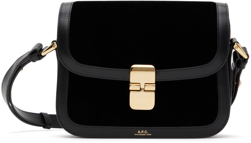 Taška cez rameno A.P.C. Grace Small Bag Čierna | PXCAR-F61413, 0