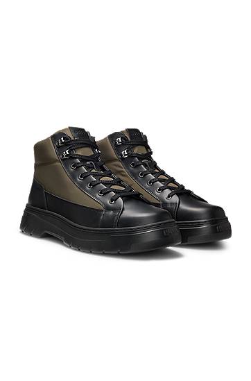 Tenisky a topánky BOSS Hiking-Style Boots Zelené | 50548694