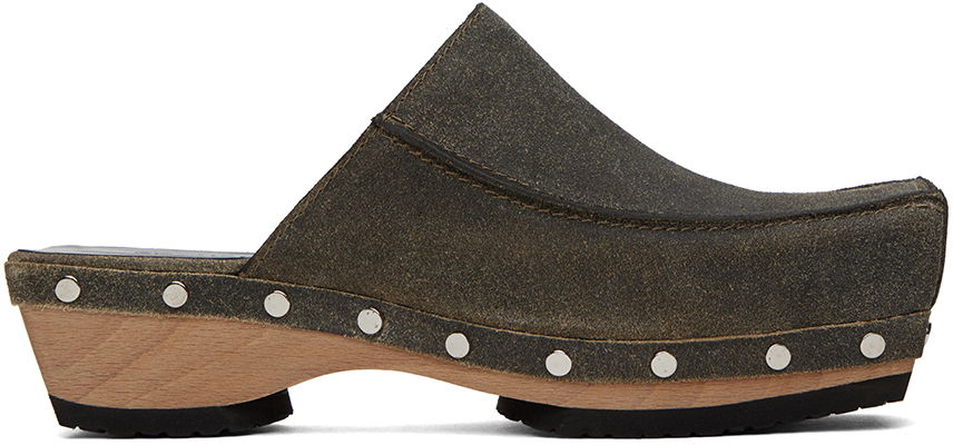 Oblečenie Eckhaus Latta Eckhaus Latta Wood Clogs Zelené | FEKLMWODC07106, 0