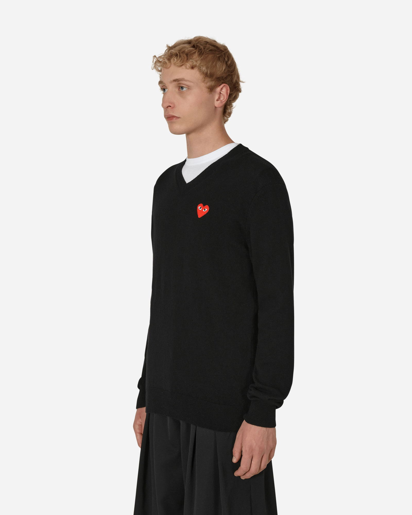 Heart V-Neck Sweater