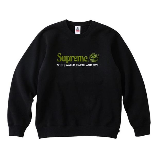 Sveter Supreme Supreme x Timberland Crewneck Čierna | SUP-SS20-503