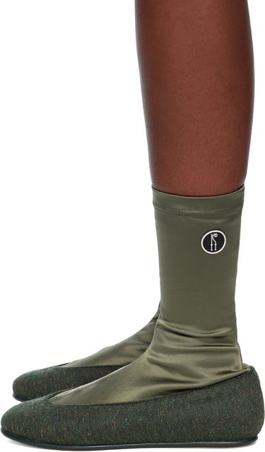 Tenisky a topánky KIKO KOSTADINOV Kiko Kostadinov Proxima Low Ballerina Boots Zelené | KKWAW25FT04-196, 2