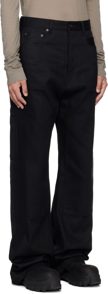 Džínsy Rick Owens Rick Owens DRKSHDW Hollywood Double Knee Geth Cut Jeans Čierna | DL01E6387 BLKJP, 1