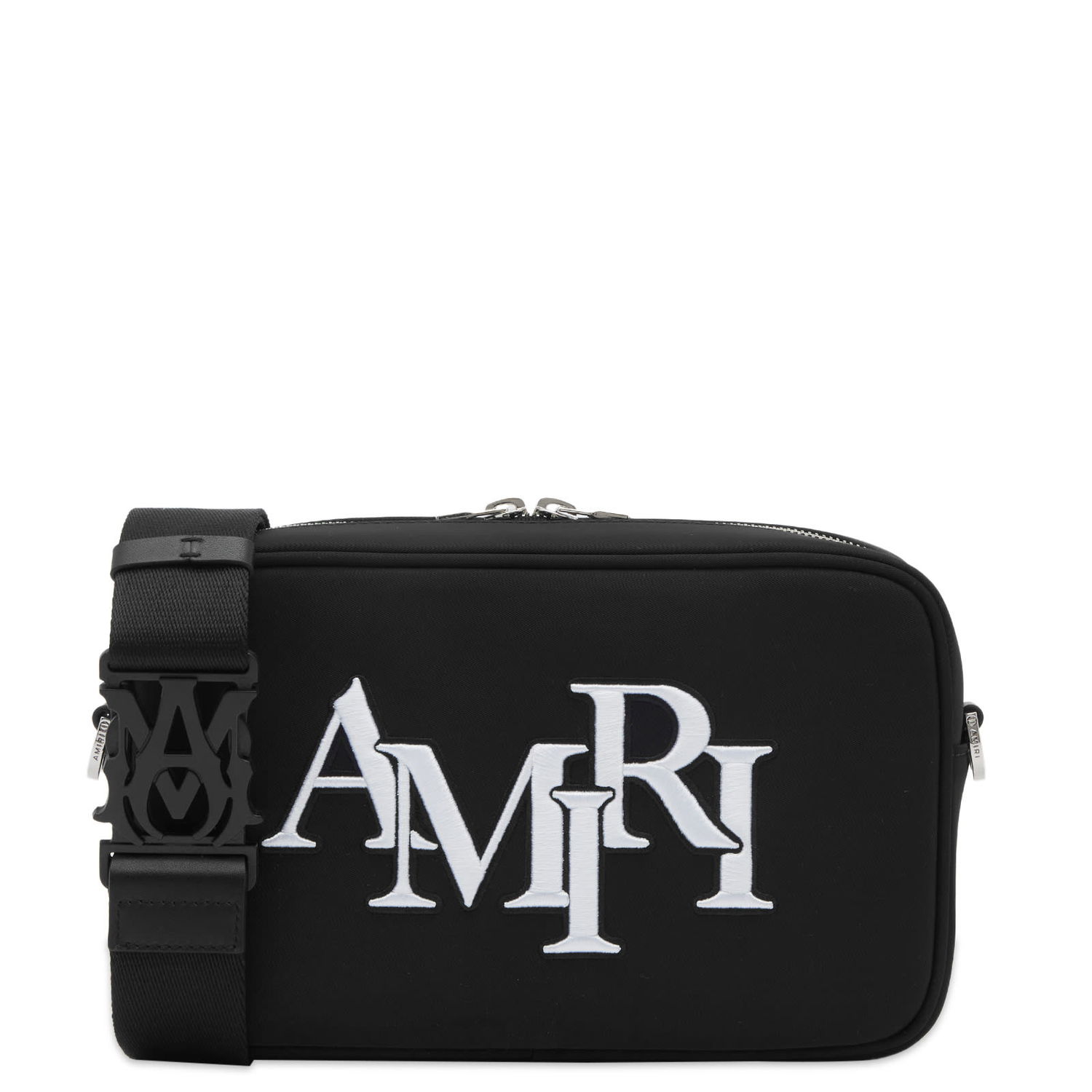 Ľadvinka AMIRI Staggered Logo Camera Bag Čierna | PS24MCC003-BLK, 0