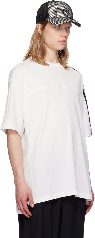 Šaty Y-3 Y-3 3-Stripes Short Sleeve T-Shirt Dress Biela | JM7845, 4