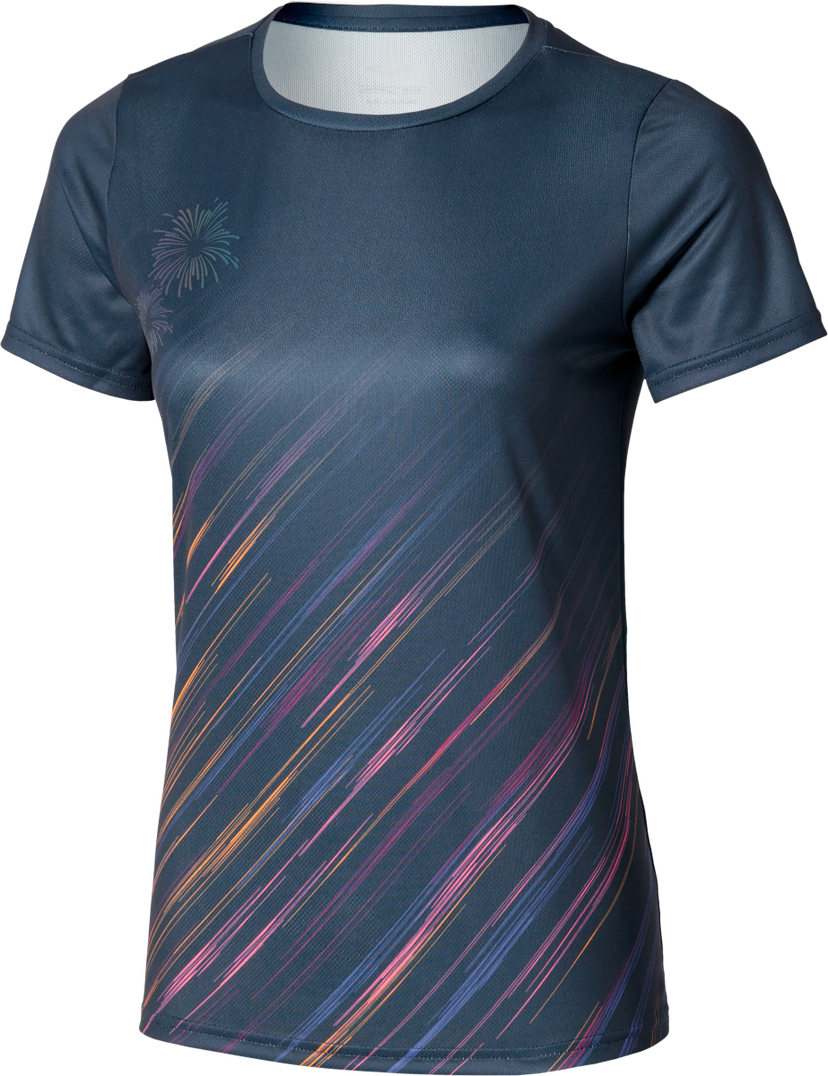 Tričko Mizuno Mizuno Hanabi T-Shirt Navy | j2gac750-98
