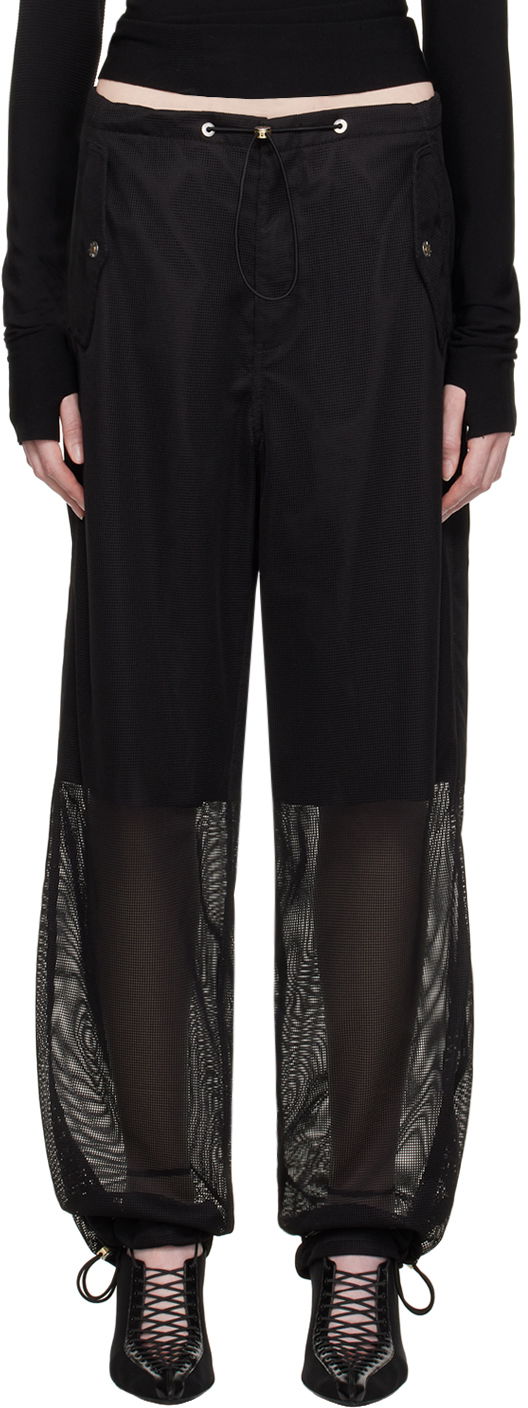 Nohavice Dion Lee Grid Mesh Panel Trousers Čierna | C2155P23, 0