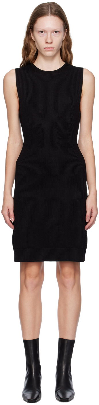 Šaty TOTEME TOTEME Contour Knit Minidress Čierna | 233-5181-334, 0