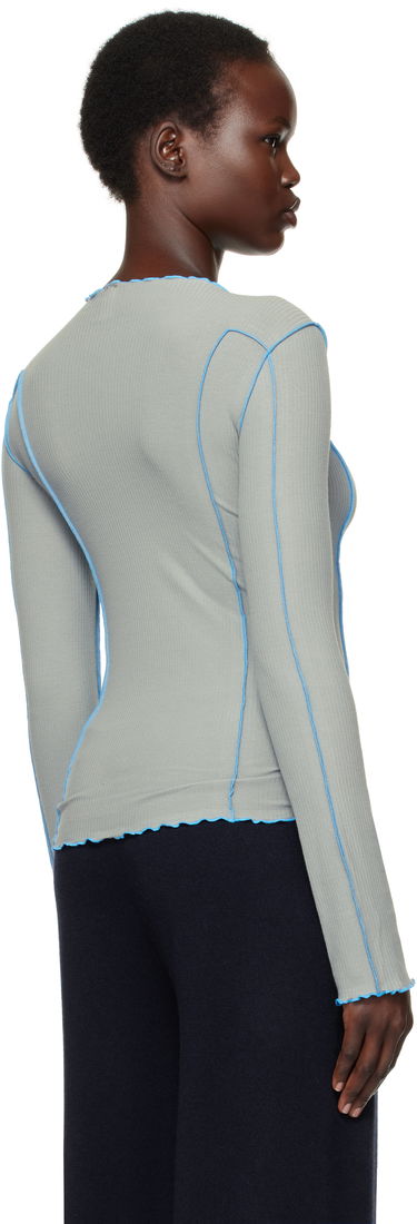 Tričko Baserange Baserange Omato Long Sleeve T-Shirt Šedá | TTML-RB-SP25, 2