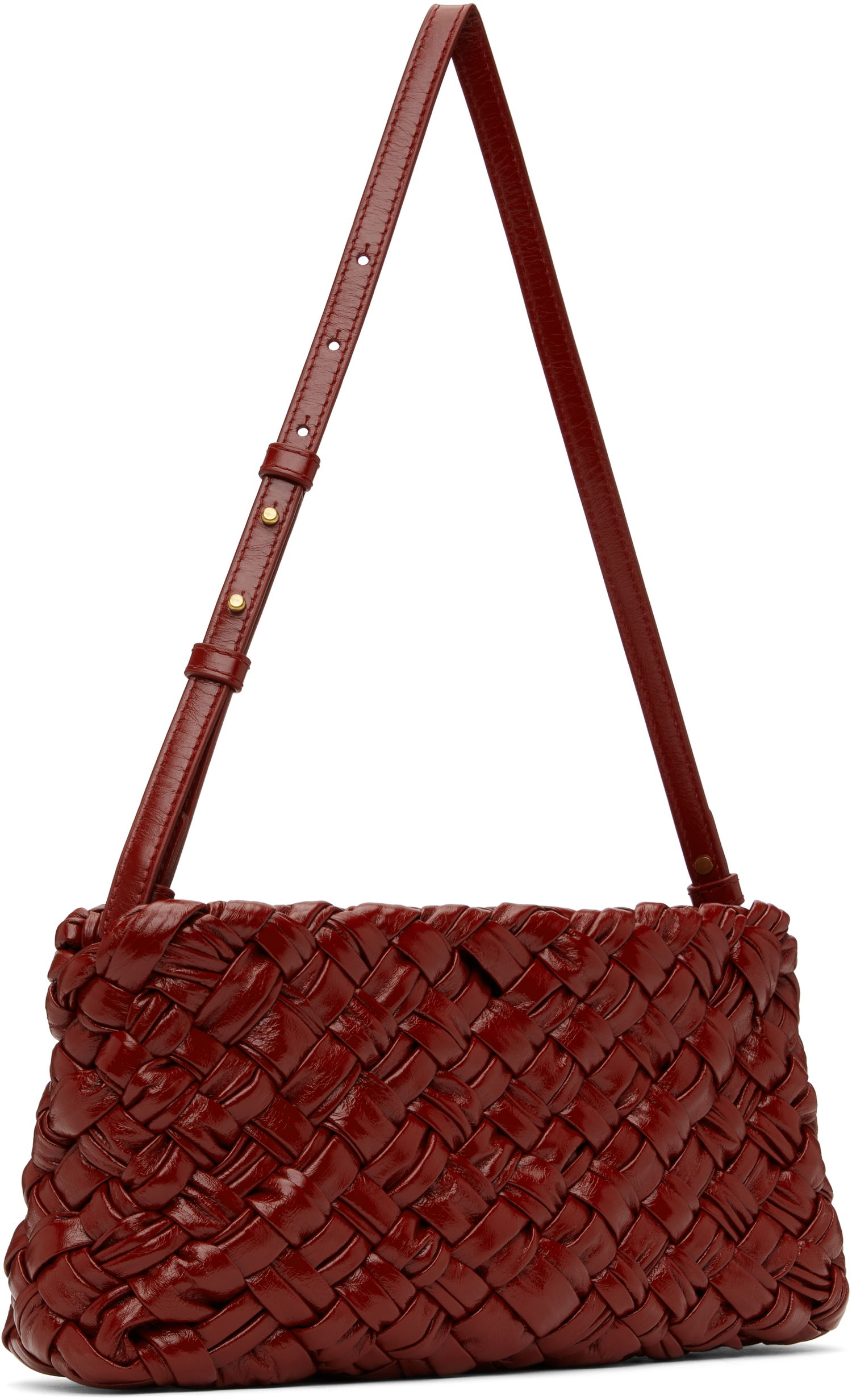 Taška cez rameno Bottega Veneta Kalimero Cha-Cha Shoulder Bag Červená | 785780 V40T1, 1