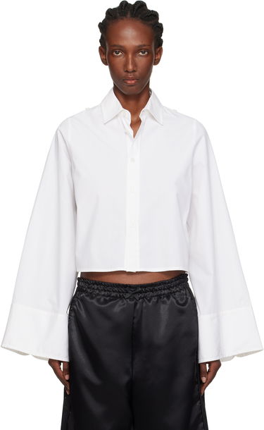 Košeľa Maison Margiela MM6 Maison Margiela Cotton Cropped Shirt Biela | S52DT0044 M35480, 0