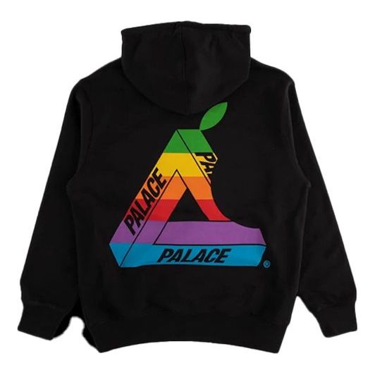 Mikina Palace Palace Jobsworth SS19 Triangle Logo Hoodie Čierna | P16HD048