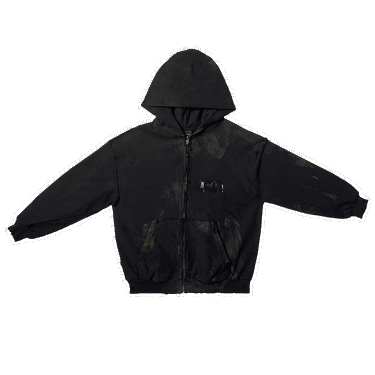 Mikina Balenciaga Small Fit Zip-Up Hoodie Čierna | 720424 TNVK5 1089, 0