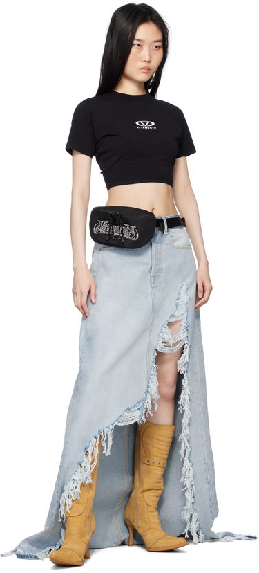 Sukňa VETEMENTS Vetements Destroyed Denim Maxi Skirt Modrá | WA66SK510L, 3
