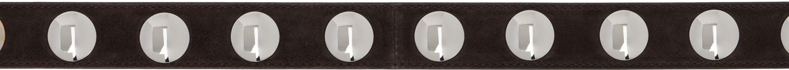 'The Benny' Suede Belt with Silver-Tone Hardware