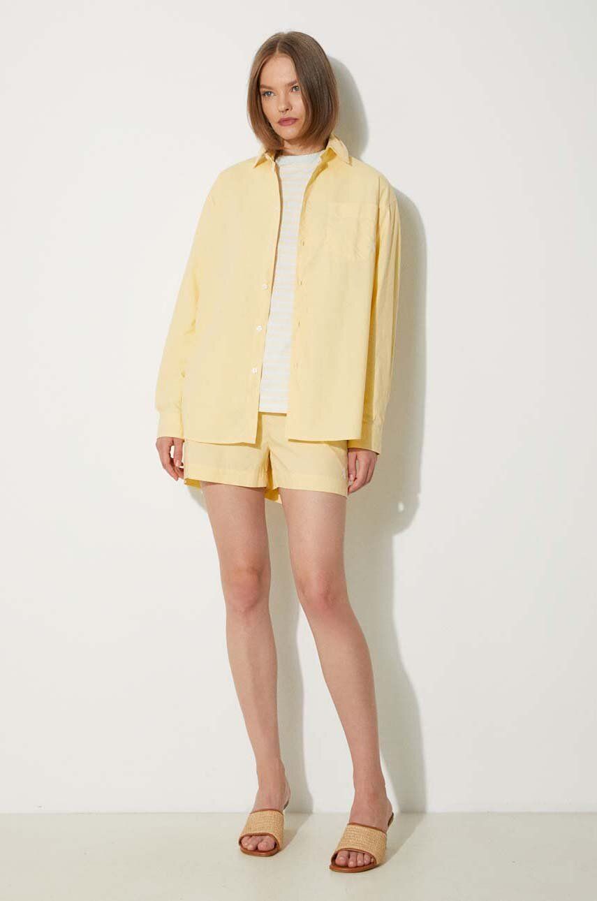 Košeľa Sporty & Rich Oversized Relaxed Shirt Žltá | SI006S402SA, 1