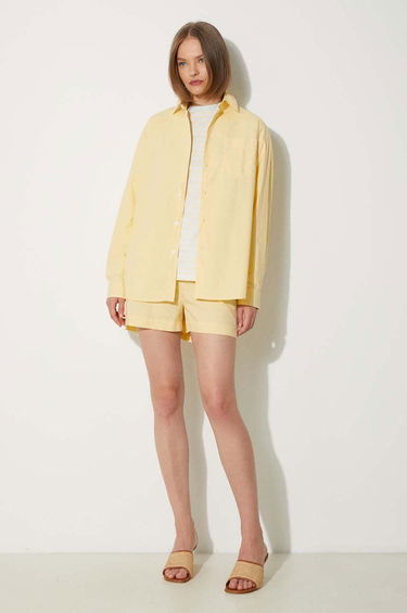 Košeľa Sporty & Rich Oversized Relaxed Shirt Žltá | SI006S402SA, 1