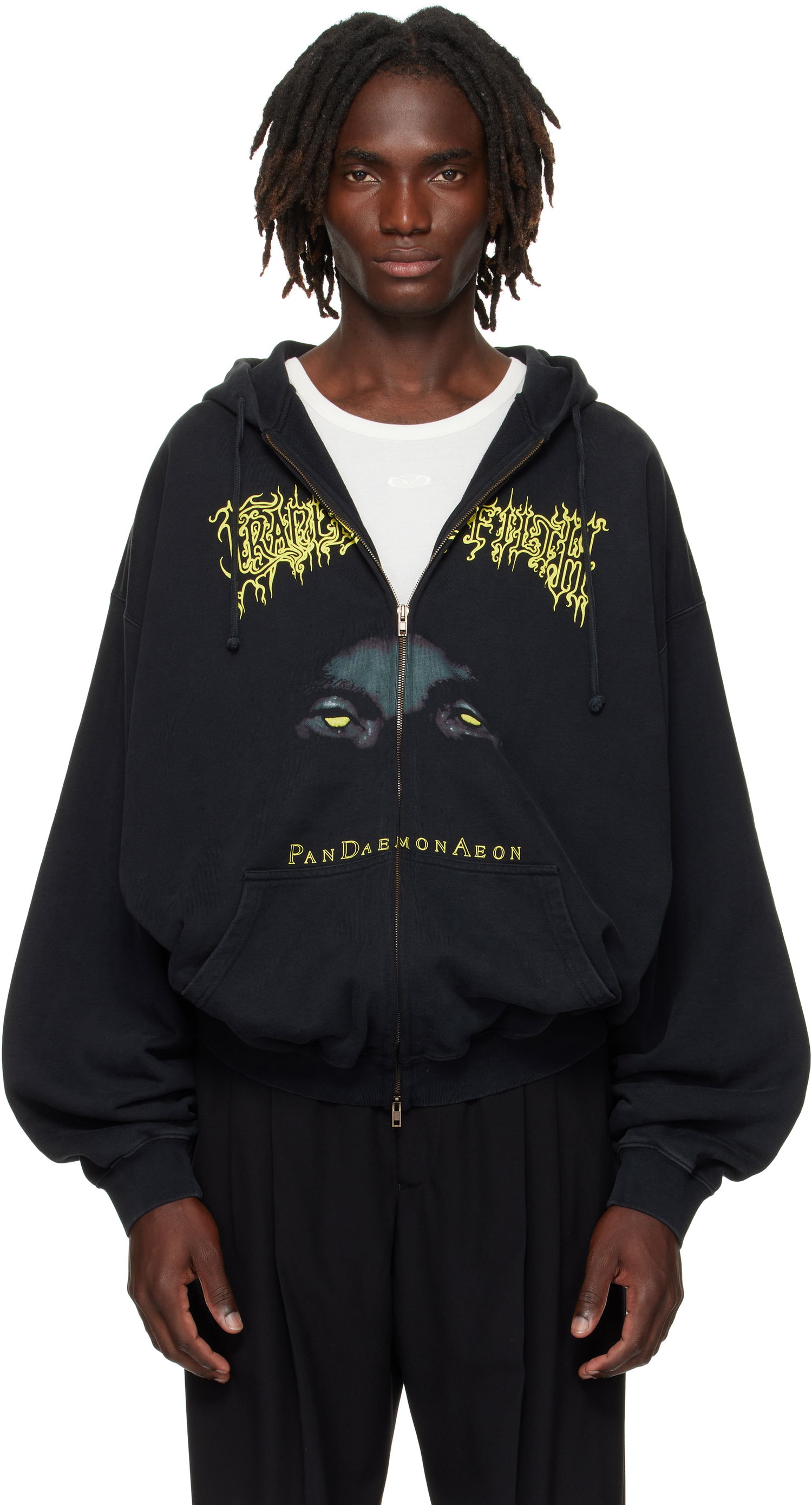 Mikina VETEMENTS Vetements Cradle of Filth 'Pandaemonaeon' Zip-Up Hoodie Čierna | UCF76ZU550B, 0