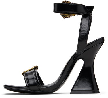Tenisky a topánky Versace Baroque Buckle Kristen Heeled Sandals Čierna | E79VA3S36_EZSC35, 2
