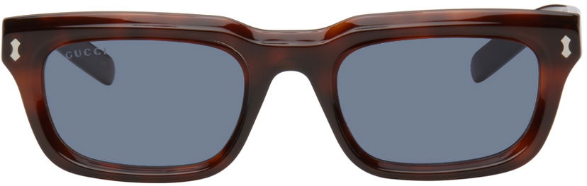 Slnečné okuliare Gucci Gucci Brown Rectangular Frame Sunglasses Hnedá | GG1524S-002