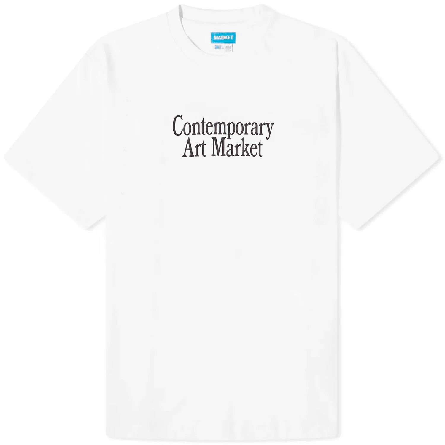 Tričko MARKET Smiley Contemporary Art T-Shirt Biela | 399001849-WHT, 0