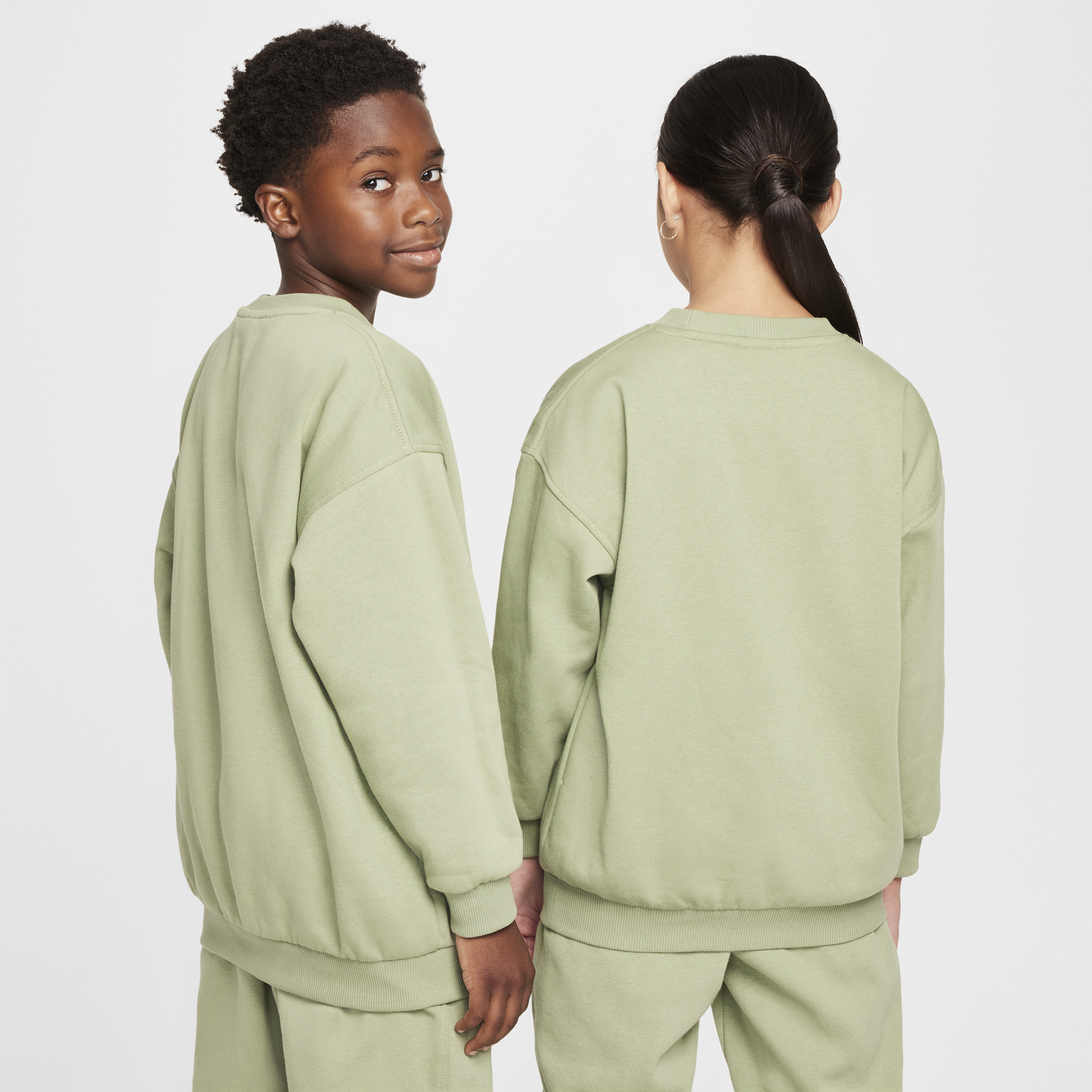 Sveter Nike Nike Sportswear Club Fleece Crewneck Sweatshirt Zelené | FD2923-386, 1