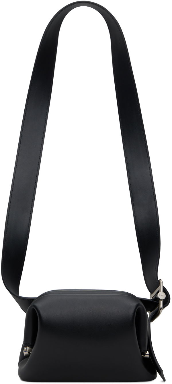 Taška cez rameno OSOI Leather Crossbody Shoulder Bag Čierna | 22SB010-15-01, 0