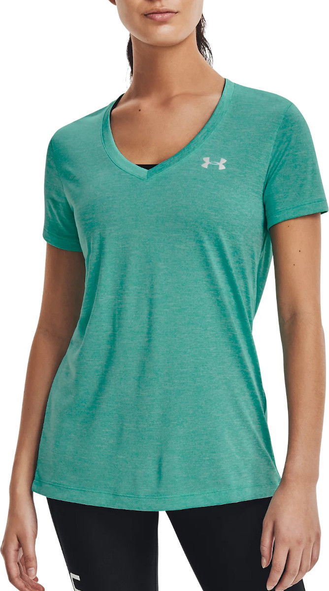 Tričko Under Armour Under Armour Tech Twist V-Neck T-Shirt Zelené | 1258568-369, 0