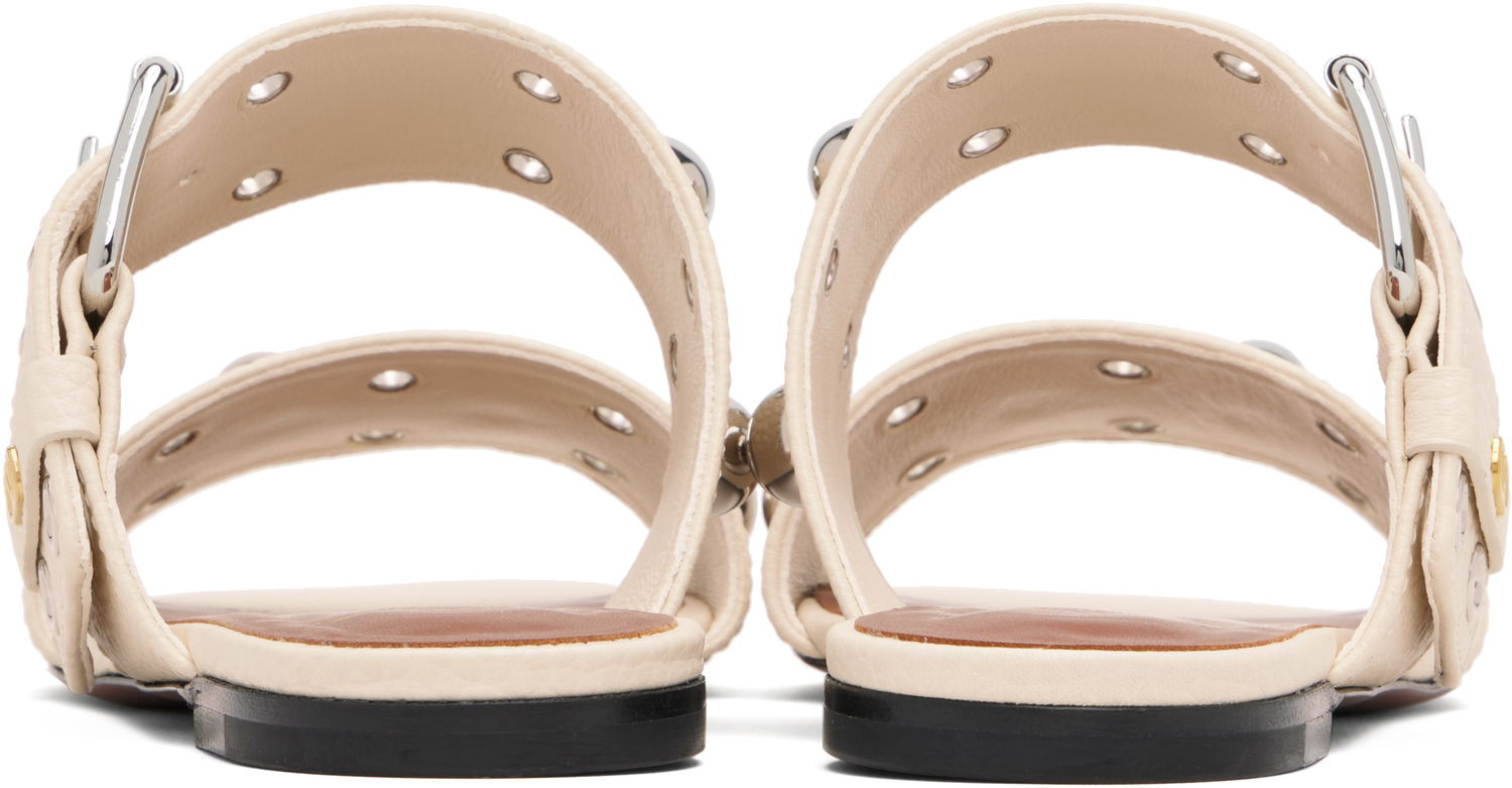 Tenisky a topánky Valentino Garavani Nellcôte Studded Buckle Slide Sandals Béžová | 7W2S0MM4DKV, 1