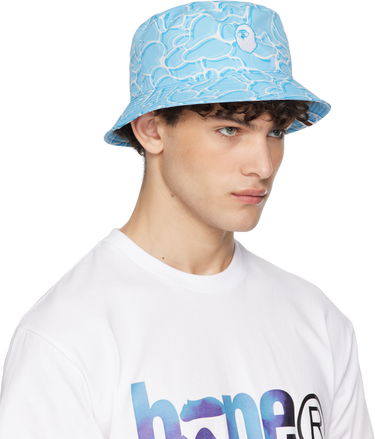Šiltovka BAPE ABC Camo Logo Bucket Hat Modrá | 001HTK701005F, 1