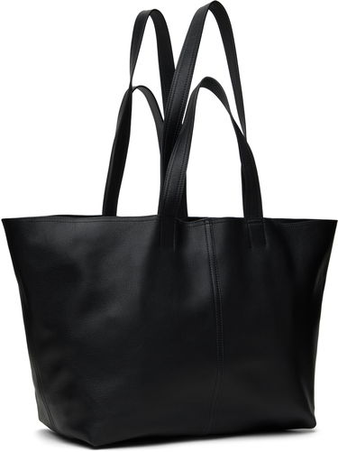 Tote bag AMI AMI Paris Leather Midi Tote Čierna | ULL025.AL0090, 2