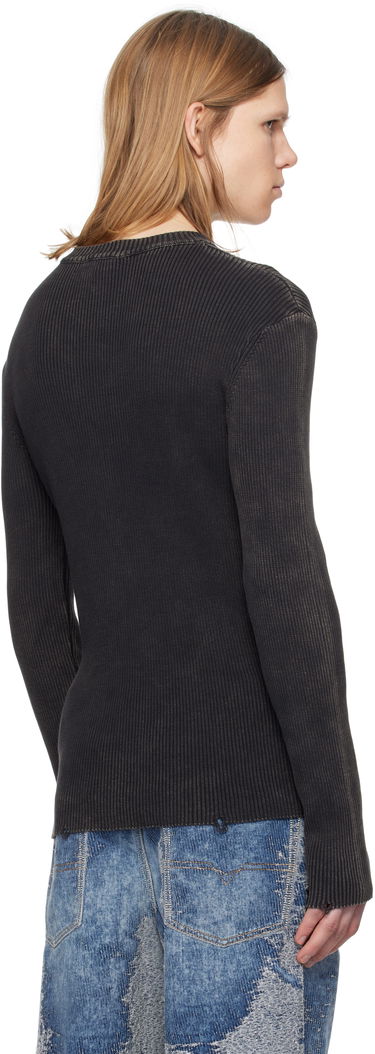 Sveter Diesel Diesel K-Darin-D Ribbed Knit Sweater Čierna | A17512-0AKBQ-900, 2