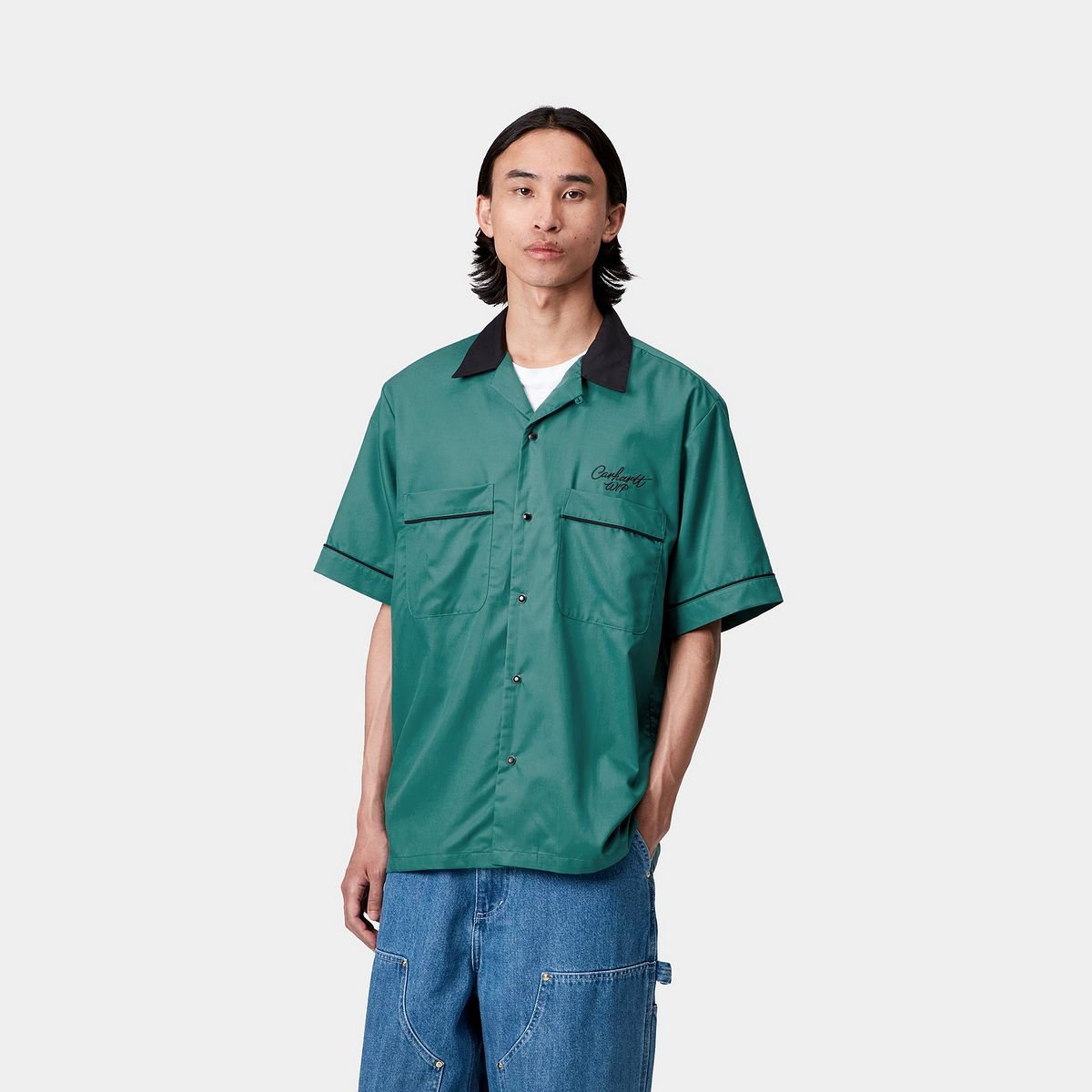 Košeľa Carhartt WIP Carhartt WIP Short Sleeve Bowl Shirt Zelené | I035153_9, 0